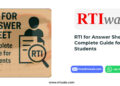 RTI for answer sheet