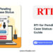 RTI for Pending Divorce Case Status