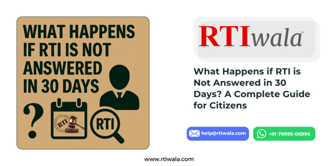 What Happens if RTI is Not Answered in 30 Days
