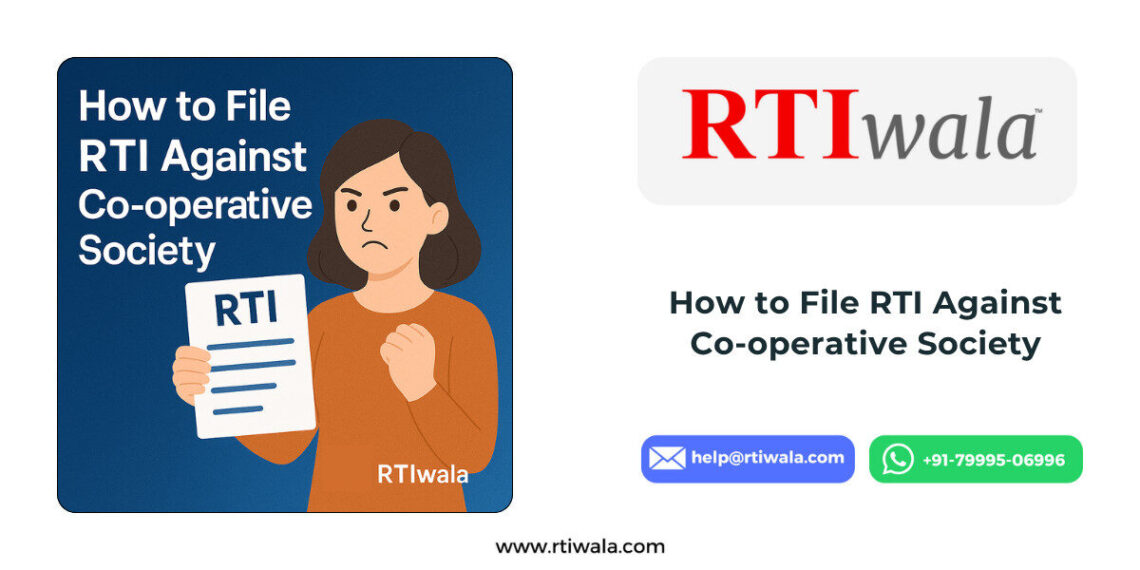 How to File RTI Against Co-operative Society