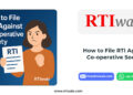 How to File RTI Against Co-operative Society