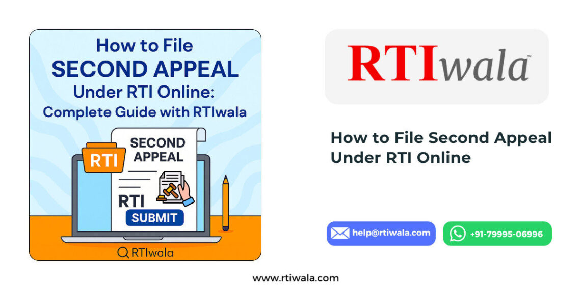 How to File Second Appeal Under RTI Online