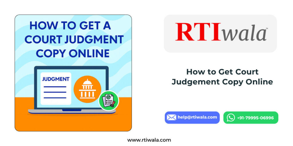How to Get Court Judgement Copy Online