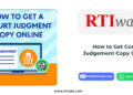 How to Get Court Judgement Copy Online