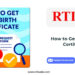How to Get Lost Birth Certificate