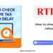 How to check income tax refund delay