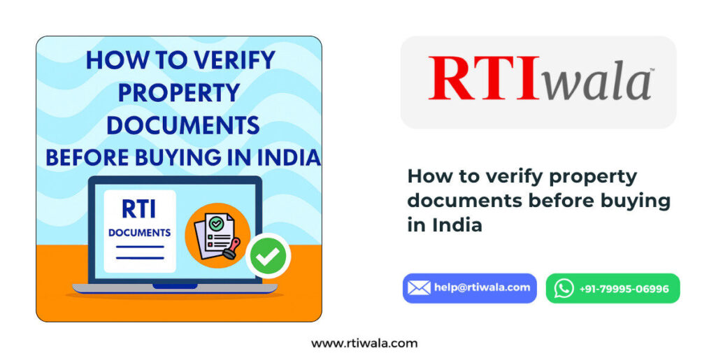 How to verify property documents before buying in India