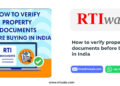 How to verify property documents before buying in India