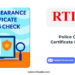 Police Clearance Certificate Status Check