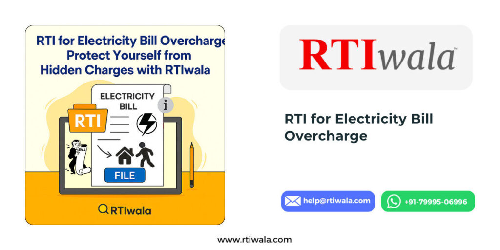 RTI for Electricity Bill Overcharge