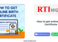 How to Get Your Online Birth Certificate: Late Registration & DigiLocker by RTIwala