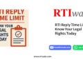 RTI Reply Time Limit: Know Your Legal Rights Today by RTIwala