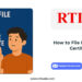 How to File RTI for Caste Certificate