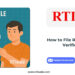 How to File RTI for Degree Verification