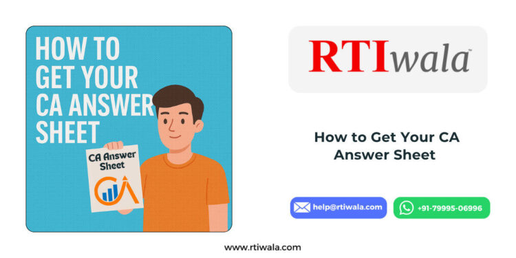 How to Get Your CA Answer Sheet