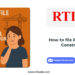 How to file RTI for Illegal Construction