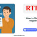 How to File RTI in Sub-Registrar Office