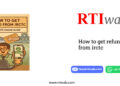 How to get refund from irctc by RTIwala