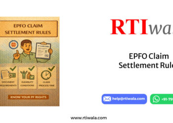 EPFO Claim Settlement Rules By RTIwala