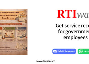 Get service record for government employees by RTIwala