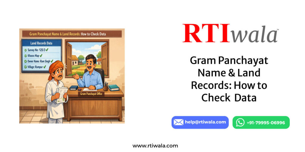 Gram Panchayat Name & Land Records: How to Check Data by RTIwala