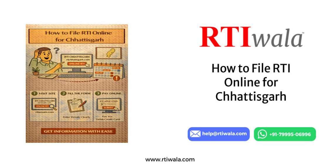 How to File RTI Online for Chhattisgarh by RTIwala
