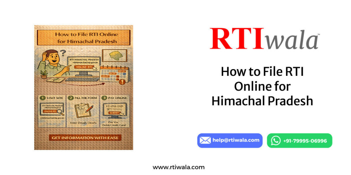 How to File RTI Online for Himachal Pradesh bby RTIwala
