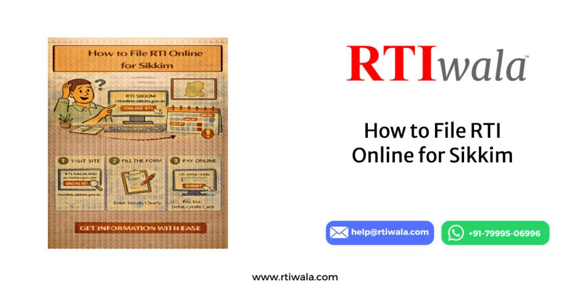How to File RTI Online for Sikkim by RTIwala