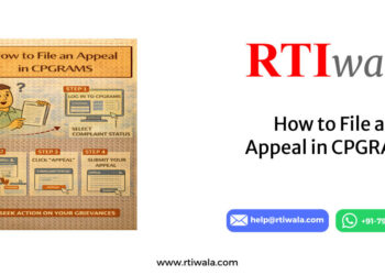 How to File an Appeal in CPGRAMS by RTIwala
