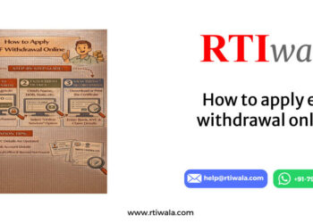 How to apply epf withdrawal online by RTIwala
