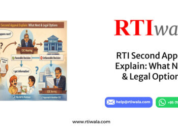 RTI Second Appeal Explain: What Next & Legal Options by RTIwala