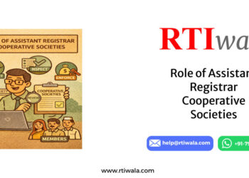 Role of Assistant Registrar Cooperative Societies by RTIwala