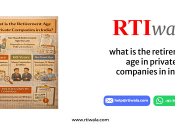 what is the retirement age in private companies in india by RTIwala