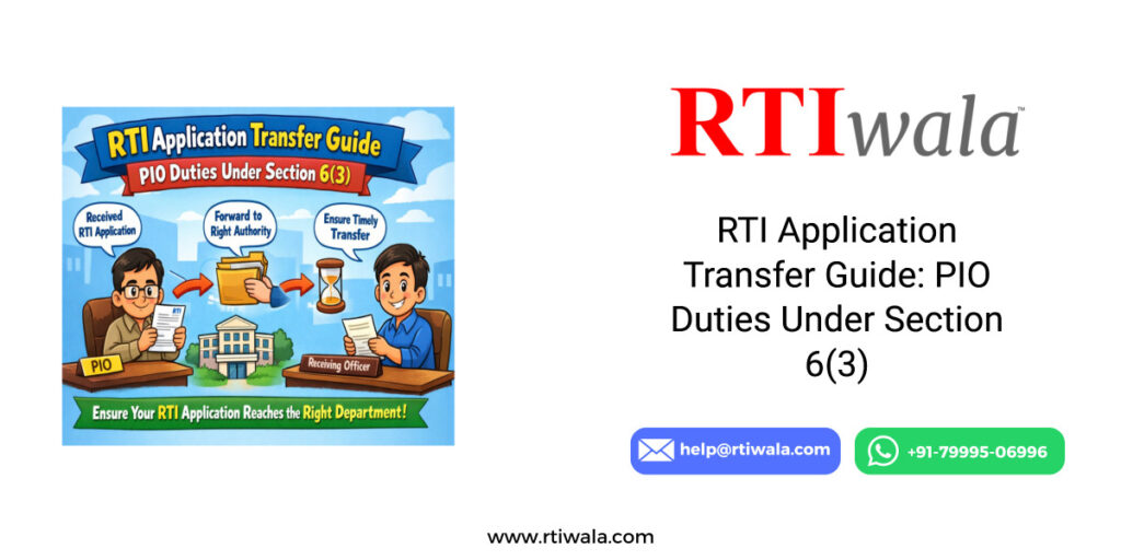 RTI Application Transfer Guide: PIO Duties Under Section 6(3) by RTIwala