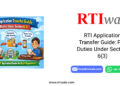 RTI Application Transfer Guide: PIO Duties Under Section 6(3) by RTIwala