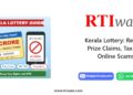 Kerala Lottery guide: results, prize claims, 30% TDS and online scam alert by RTIwala